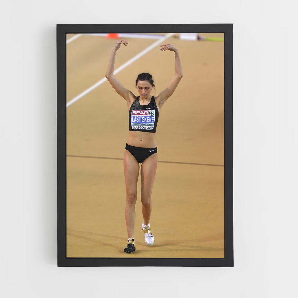 Poster Mariya de lasitskene – affiche Athlétisme (vue 2)